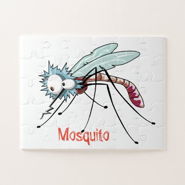 Puzzle Personalizado de mosquitos (Horizontal)