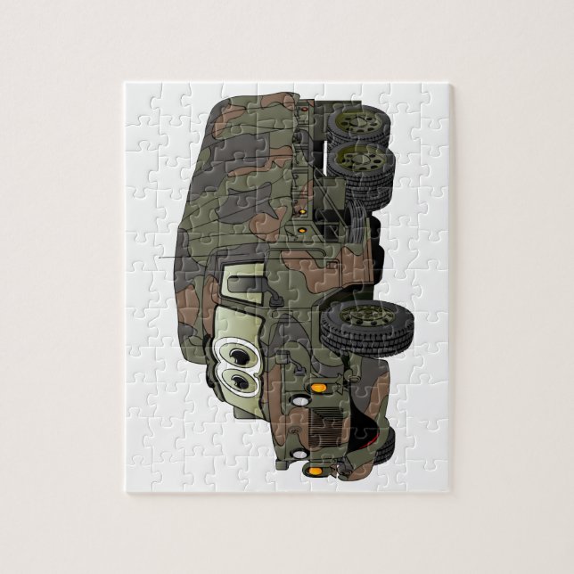 Puzzle Personalizado de portatropas militares (Vertical)