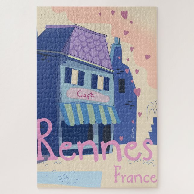 Puzzle Personalizado de Rennes France (Vertical)