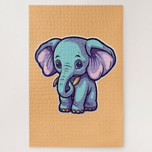 PUZZLE PERSONALIZADO ELEPHANT (Vertical)