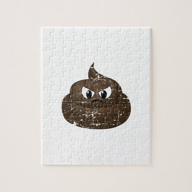 Puzzle Personalizado enojado (Vertical)