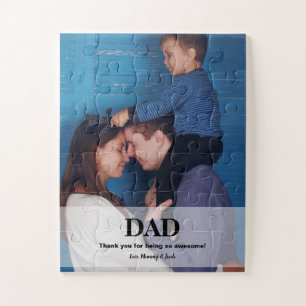 Puzzle Personalizado fotográfico de la familia de papá pe