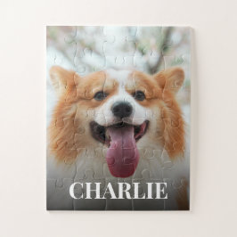 Puzzle Personalizado fotográfico de nombre de perro