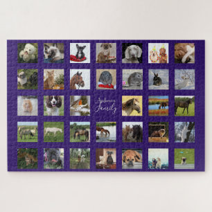 Puzzle Personalizado gigante MASCOTA Collage de fotos PUZ