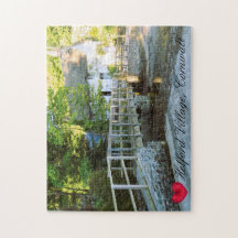 Personalizado Heart Helford Village Bridge Cornwal