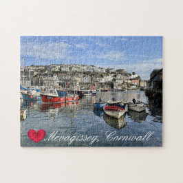 Puzzle Personalizado Heart Mevagissey Fish Landing Quay C