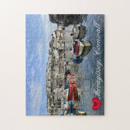 Puzzle Personalizado Heart Mevagissey Fish Landing Quay C