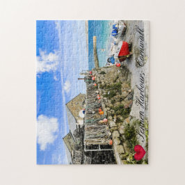Puzzle Personalizado Heart Sennen Harbour Boats Cornwall 