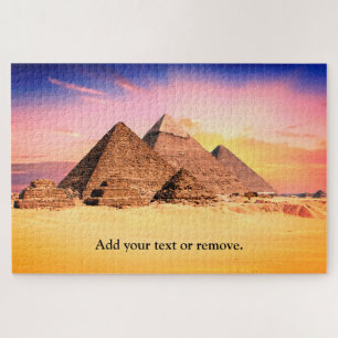 Puzzle Personalizado, hermosas pirámides de Giza, Egipto,