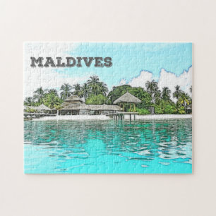 Puzzle Personalizado Maldivas