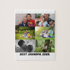 Puzzle Personalizado Mejor abuelo jamás 6 collage de foto