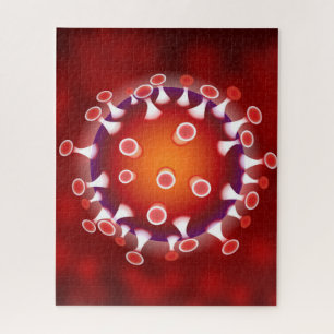 Puzzle Personalizado moderno de la ciencia del virus del