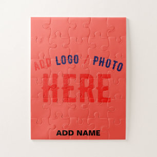 PUZZLE PERSONALIZADO MODERNO ESTILO NARANJA ROJO VERIFICA