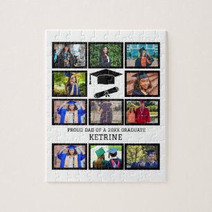 Puzzle Personalizado orgulloso padre del collage de fotos