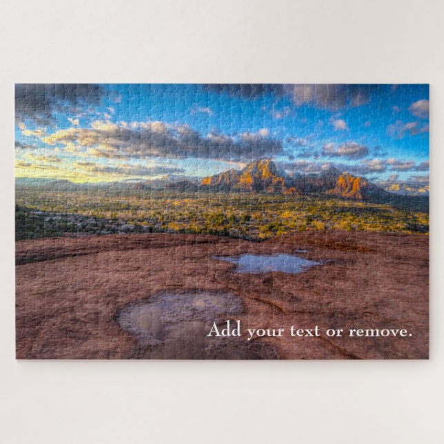 Puzzle Personalizado, paisaje montañoso rocoso, Colorado, (Horizontal)
