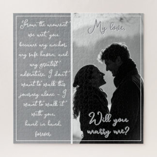 Puzzle Personalizado Pareja Foto Propuesta Te Casarás Con