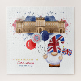 Puzzle Personalizado patriótico del rey Carlos III de la