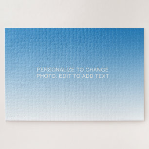 Puzzle Personalizado personalizado Azul Material gráfico