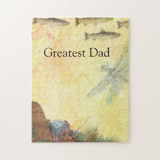 Puzzle Personalizado Pesca con Mosca (Vertical)