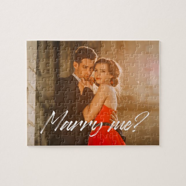 Puzzle Personalizado Photo Marry Me Propuesta (Horizontal)