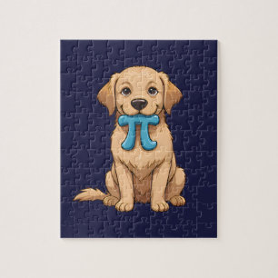 Puzzle Personalizado Pi Day Dog Con Símbolo Pi   Feliz Dí