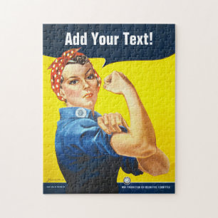 Puzzle Personalizado: Rosie the Riveter, "¡Podemos hacerl