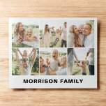 Puzzle Personalizado simple moderno 6 Collage de fotos<br><div class="desc">Crea una actividad divertida y memorable con nuestro Moderno Personalizado Sencillo 6 Collage de fotos Jigsaw Puzzle! Personalice este rompecabezas con seis de sus fotos favoritas para un diseño único y significativo. Perfecto para reuniones familiares, noches de caza o como un regalo de reflexión, combina el entretenimiento con un toque...</div>