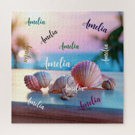 Puzzle Personalizado Summer Beach Elegant