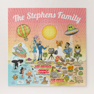 Puzzle Personalizado Sunny Southern California