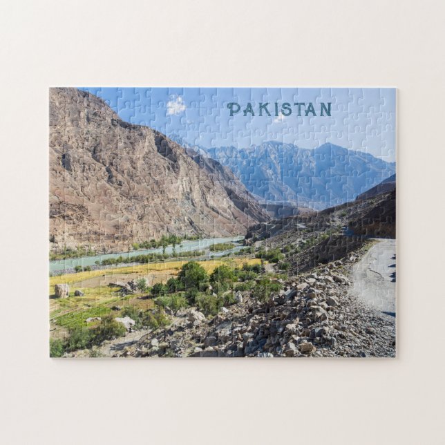 Puzzle Personalizado Texto Pakistán (Horizontal)