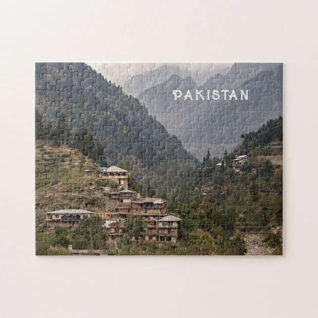 Puzzle Personalizado Texto Pakistán (Horizontal)