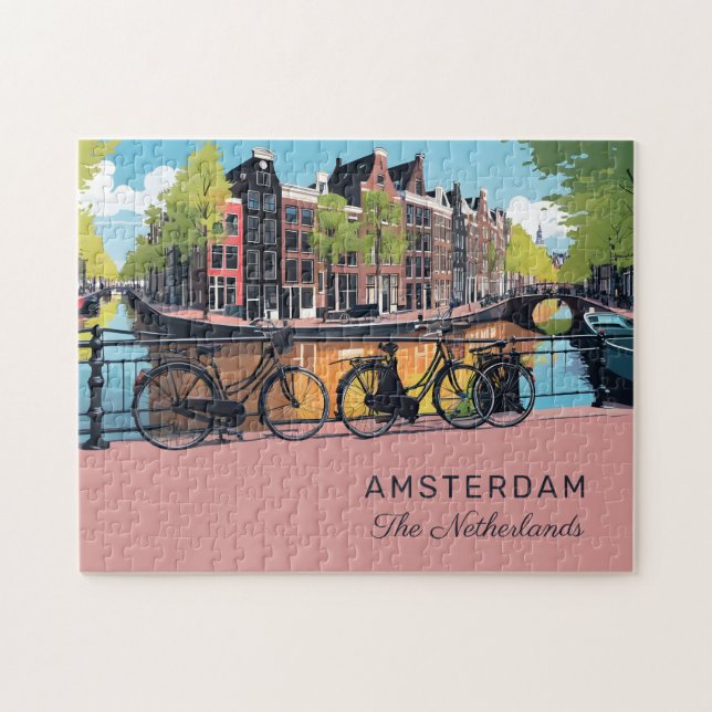 Puzzle Personalizado Textos Ámsterdam (Horizontal)