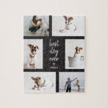 Puzzle Personalizado Título Collage Editable Color Photo<br><div class="desc">¡Los regalos fotográficos hacen los mejores regalos! Fácilmente personalizado con su texto y/o foto(s) para un aspecto personalizado. Diseñado por Berry Berry Sweet. Ver más diseños en www.berryberrysweet.com</div>