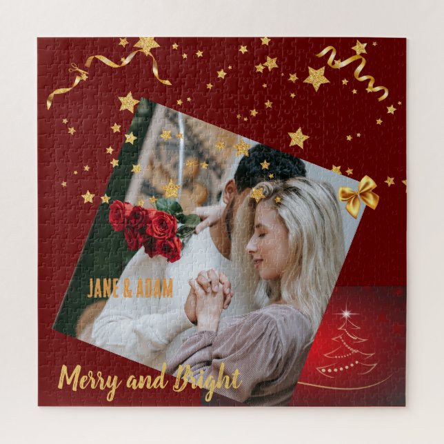 Puzzle Personalizado único foto de familia kesake Holiday (Vertical)