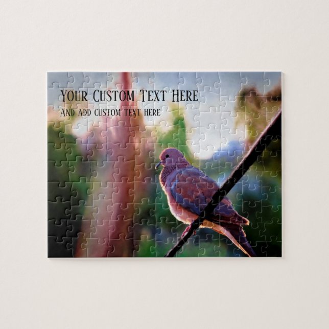 Puzzle Personalizado Villa Palestina mañana Ríe Dove (Horizontal)