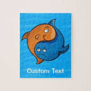 Puzzle Personalizado Yin Yang Fish