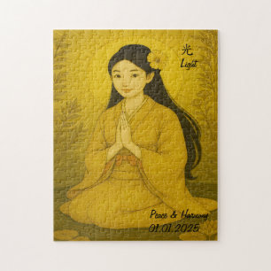 Puzzle Personalizado Zen Meditación ilustracion de Japón