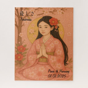 Puzzle Personalizado Zen Meditación ilustracion de Japón