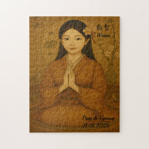 Puzzle Personalizado Zen Meditación ilustracion de Japón