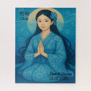 Puzzle Personalizado Zen Meditación ilustracion de Japón
