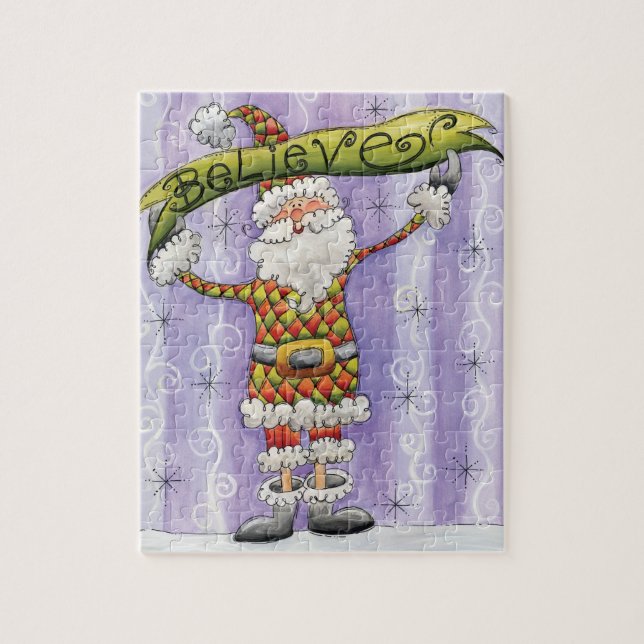 Puzzle Personalizados Navidades, creo en Santa Claus (Vertical)