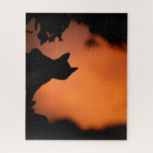 Puzzle Personalizar de fondo de Naranja negro de Hallowee