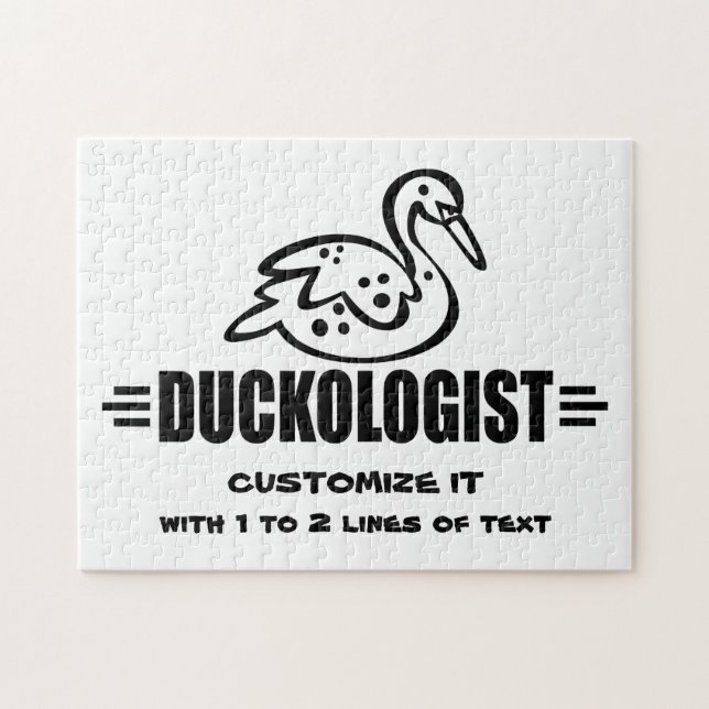 Puzzle Personalizar Duck (Horizontal)