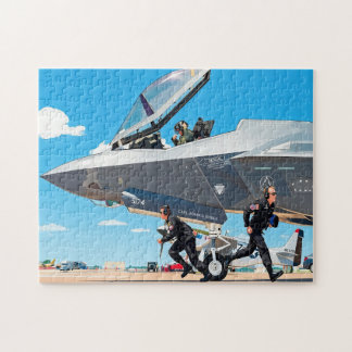 Puzzle Personalizar Nombre de Niños Pre Vuelo F-35 Lightn