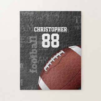 Puzzle Personalized Chalkboard American Football