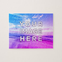 Puzzle Personalized Custom Photo Vaporwave