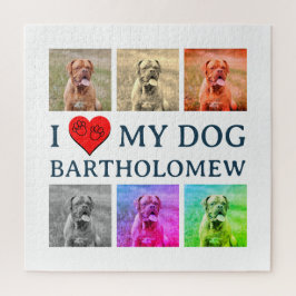 Puzzle Personalized Dog Pop Art Pet Lover Gift