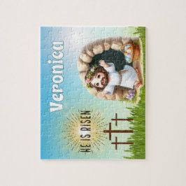 Puzzle Personalized He Is Risen Easter