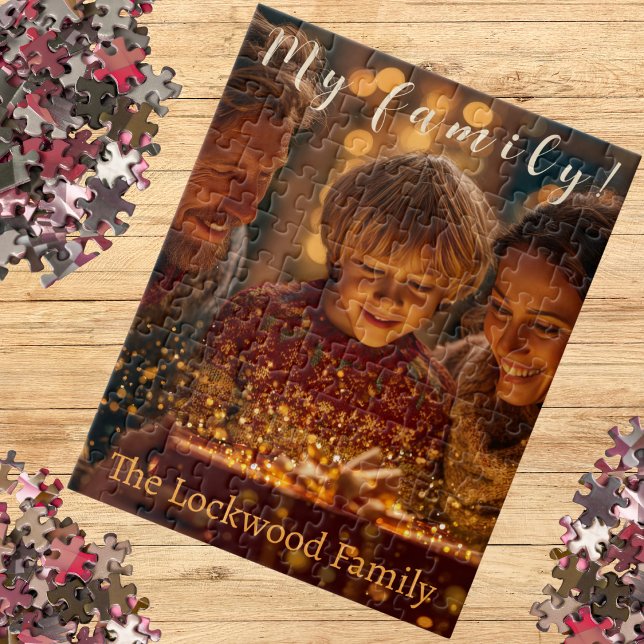 Puzzle Personalized My Family Name I Photo Keepsake  (Personalized My Family Name I Photo Keepsake Jigsaw Puzzle)