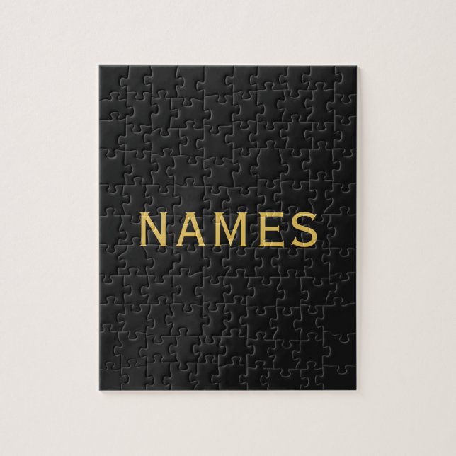 Puzzle Personalized With Last Name or Nickname on Them (Vertical)
